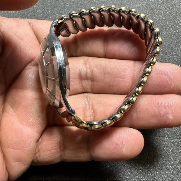 Vintage De Luxe Swiss Made Mystery Dial Mens Mechanical Wind Up Watch Working - Picture 7 of 9